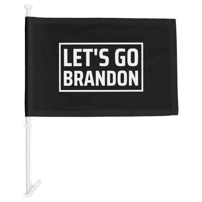 lets go brandon lets go brandon car flag (Front)