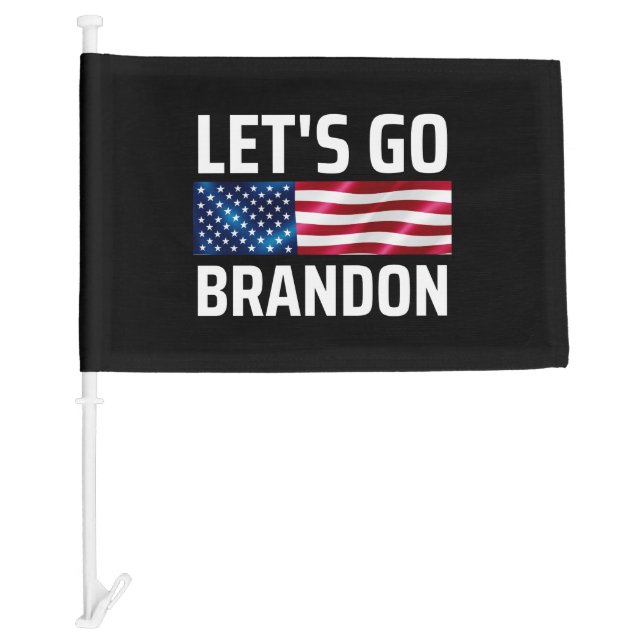 lets go brandon lets go brandon car flag (Front)