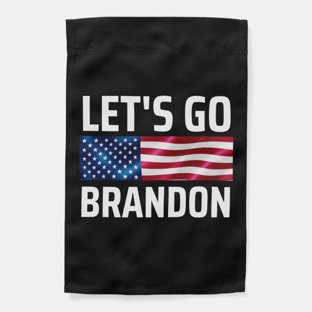 lets go brandon lets go brandon garden flag (Front)