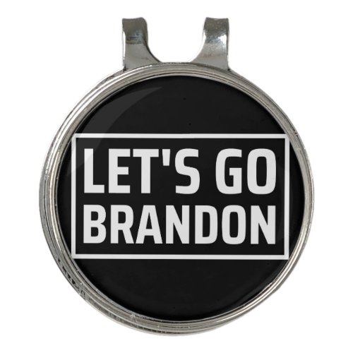 lets go brandon lets go brandon golf hat clip