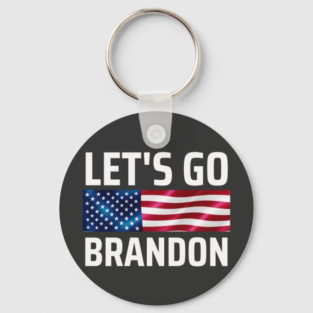 lets go brandon lets go brandon keychain (Front)