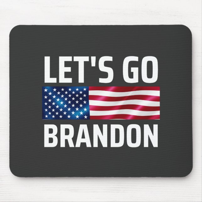 lets go brandon lets go brandon mouse pad (Front)