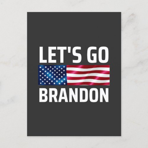 lets go brandon lets go brandon postcard