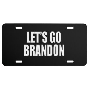 Let's Go Brandon License Plate