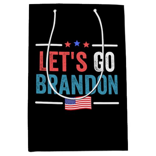 Lets Go Brandon Medium Gift Bag
