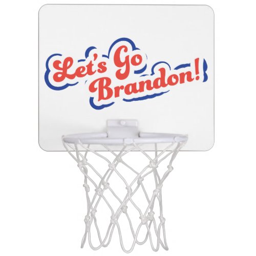 Lets Go Brandon Mini Basketball Hoop