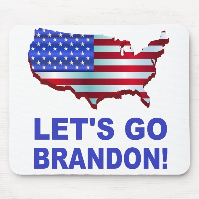 Let's Go Brandon! Mouse Pad (Front)