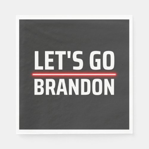 lets go brandon napkins