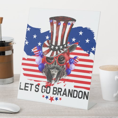 Lets Go Brandon Pedestal Sign