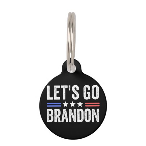 Lets Go Brandon Pet ID Tag