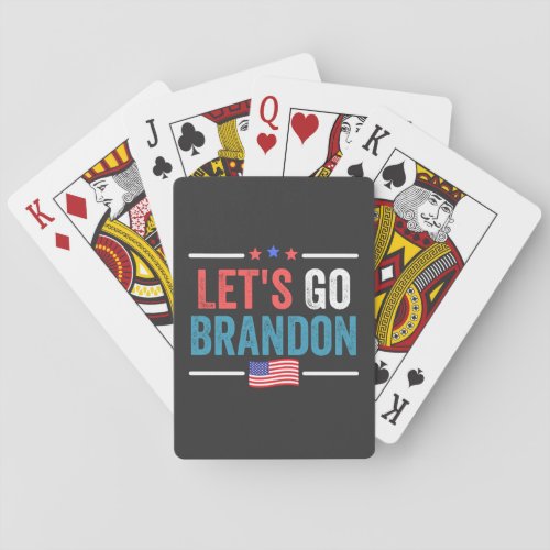 Lets Go Brandon Playing Cards