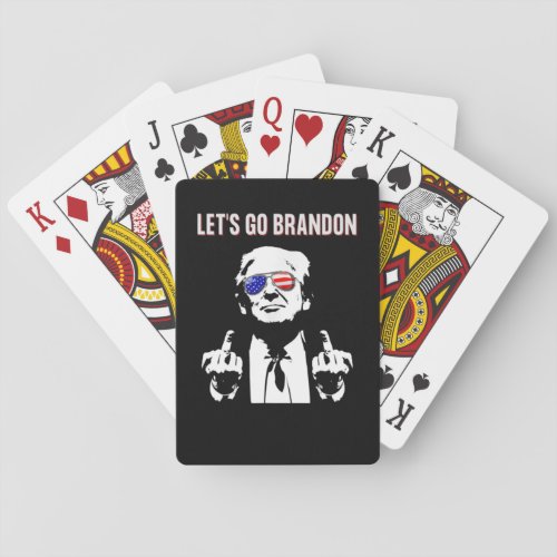 Lets Go Brandon Playing Cards MAGA Conservative  Playing Cards