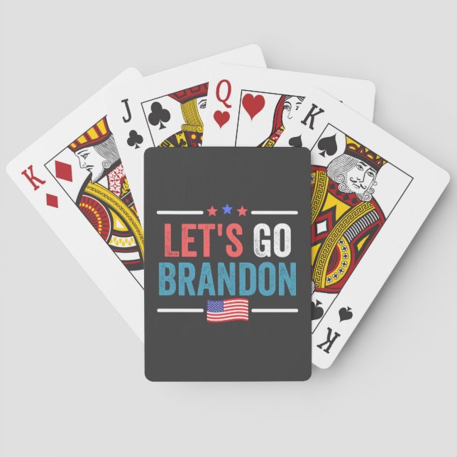 Let's Go Brandon Poker Cards (Back)