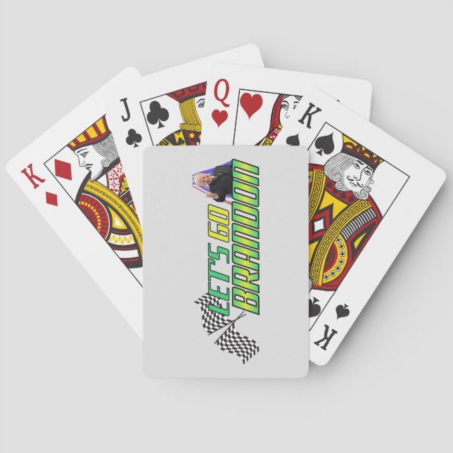 Let's Go Brandon  Poker Cards (Back)