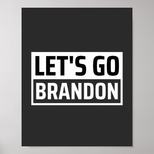 lets go brandon poster