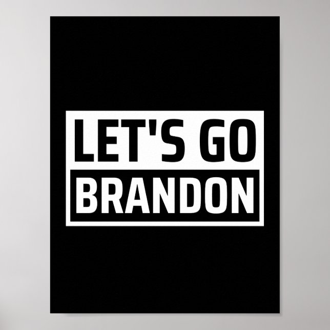 let's go brandon poster (Front)