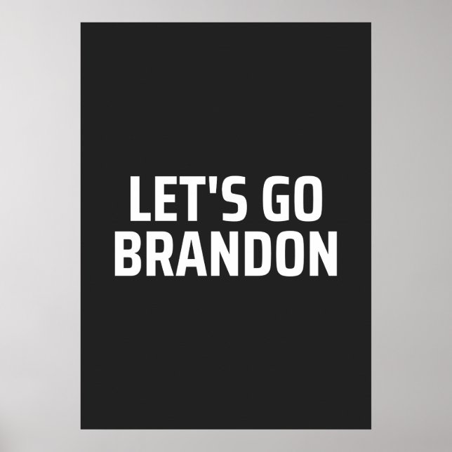 let's go brandon poster (Front)
