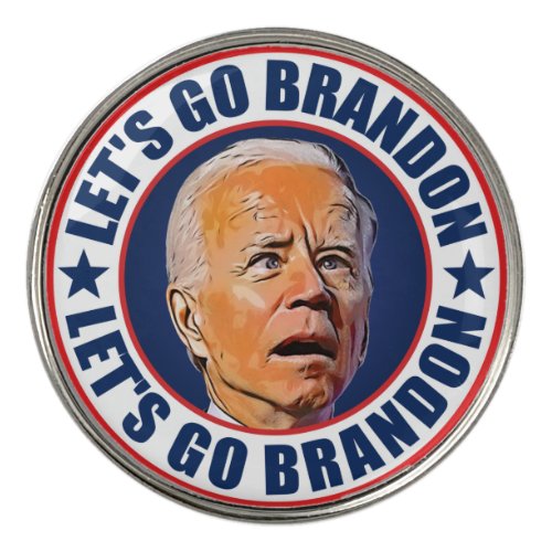Lets Go Brandon pro trump 2024 Golf Ball Marker