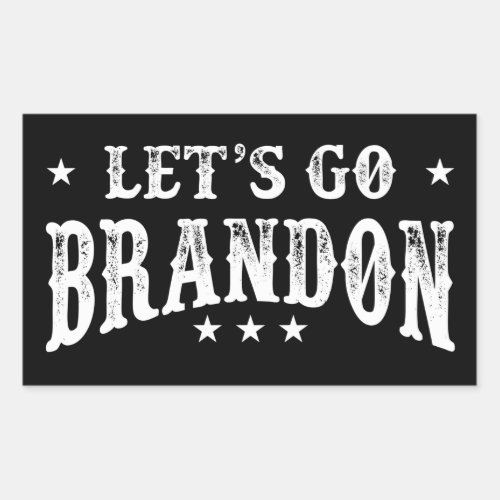Lets Go Brandon Rectangular Sticker