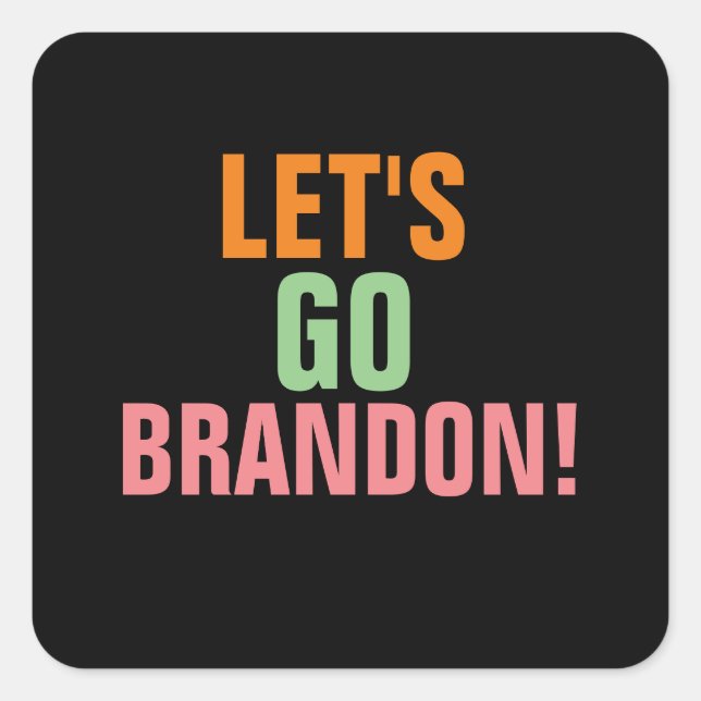 LET'S GO BRANDON! STICKERS DECALS (Front)