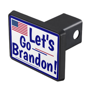 Let's Go Brandon Trailer Hitch Cover