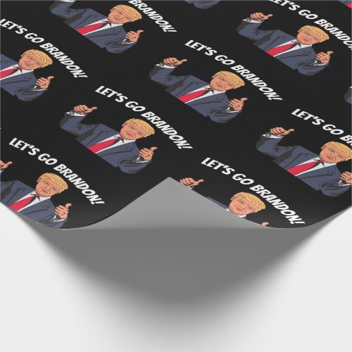 LETS GO BRANDON TRUMP ALL_OCCASION WRAPPING PAPER