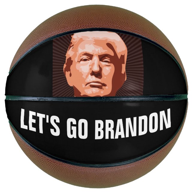 LET'S GO BRANDON TRUMP BASKETBALL (Front)