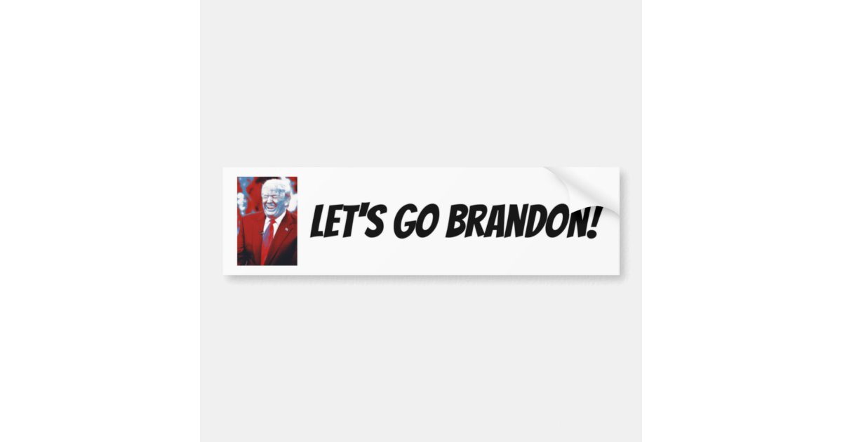 Let's go Brandon IMPEACH BIDEN THEN HARRIS Bumper Sticker