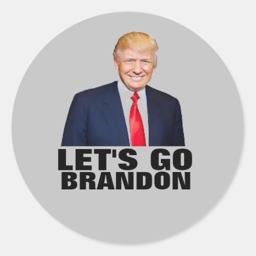 LETS GO BRANDON TRUMP STICKERS