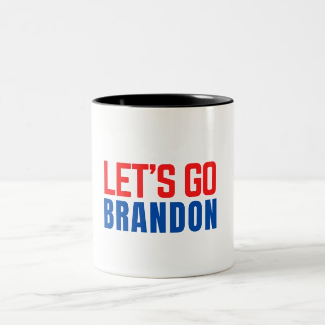 lets go brandon Two-Tone coffee mug (Center)