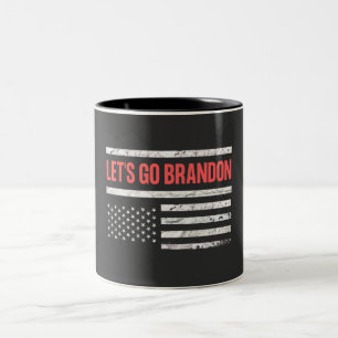 Let's Go Brandon Two-Tone Coffee Mug