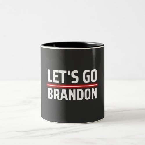 lets go brandon Two_Tone coffee mug