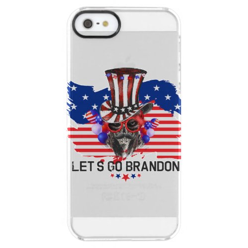 Lets Go Brandon Clear iPhone SE55s Case