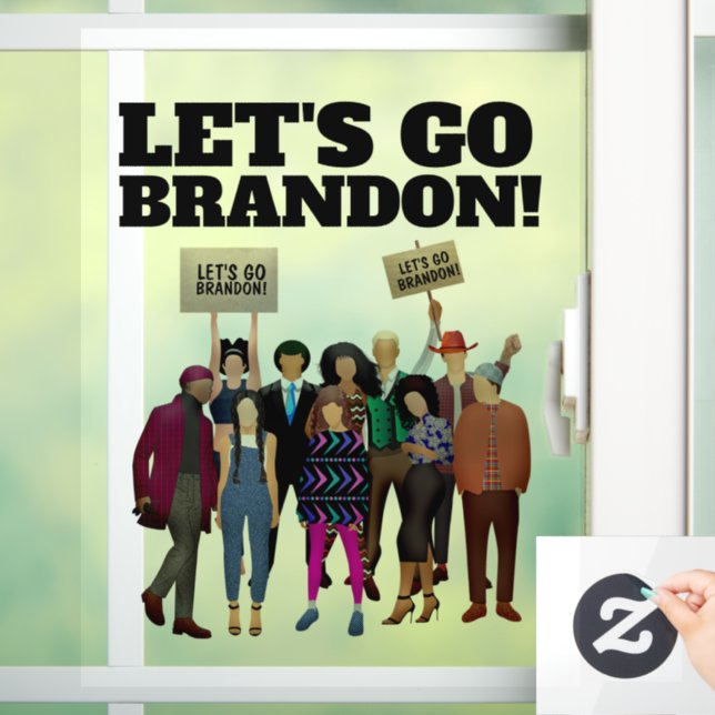 LET'S GO BRANDON! WINDOW CLINGS (Home)