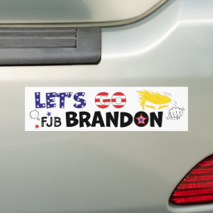 LET'S GO BRANDON printed bumper sticker – Redneck Sticker