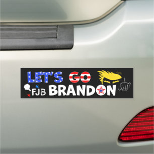 LETS GO BRANDON With TRUMP Car Magnet