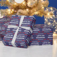 Make America Great Again MAGA Trump Wrapping Paper for Gifts - Pro Trump  Let's Go Brandon Christmas Gift Wrap Brandon Maga Gift Wrap Santa Trump
