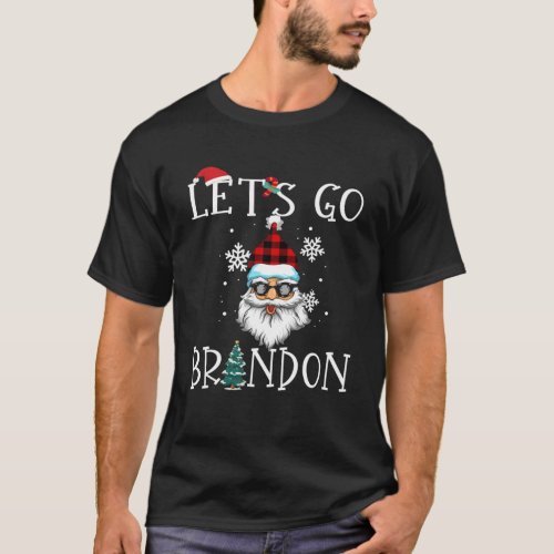 Lets Go Branson Brandon Conservative Christmas Fu T_Shirt