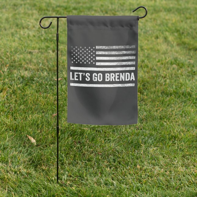 Let's go Brenda Kamala Election 2024  Garden Flag (In SItu)