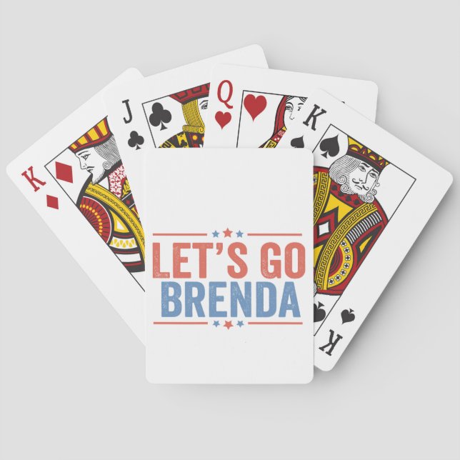 Let's go Brenda Kamala Election 2024  Poker Cards (Back)
