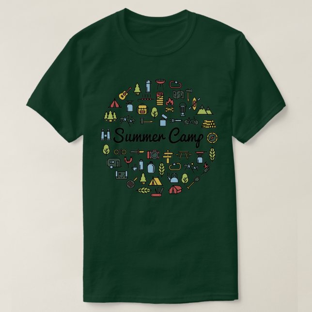 Lets Go Camping 1 T-Shirt (Design Front)