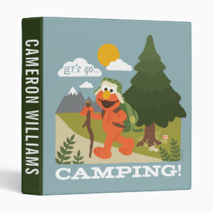 Let's Go Camping! Add Your Name 3 Ring Binder