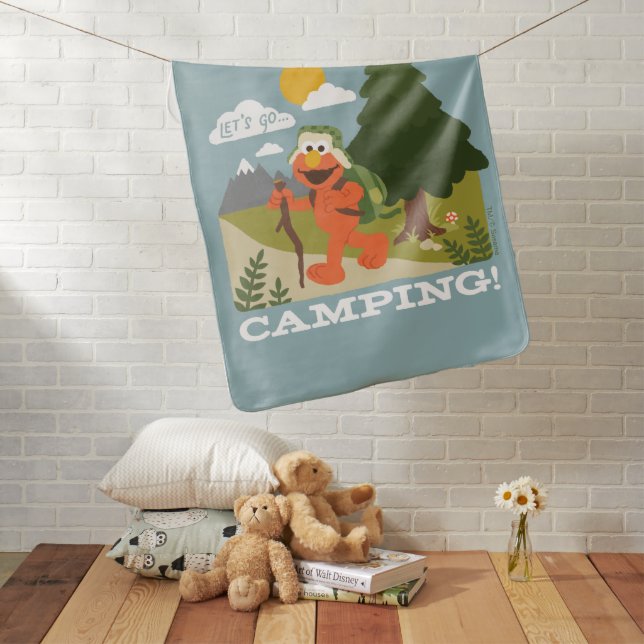 Let's Go Camping! Baby Blanket (In Situ)