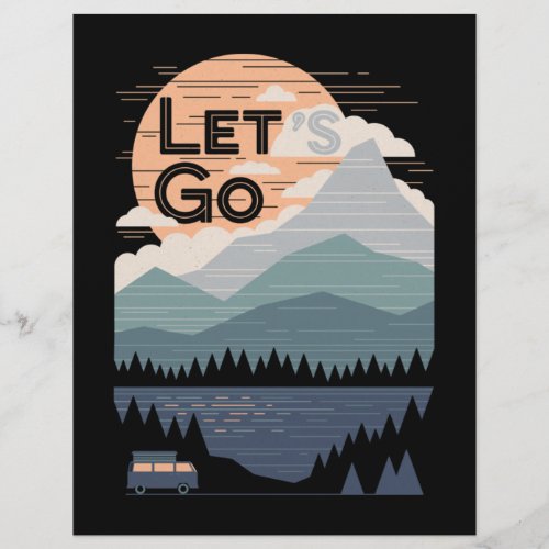 Lets Go Camping Go Camp Letterhead