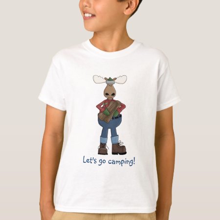 Let's Go Camping-kids Tee