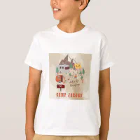 camping birthday shirt