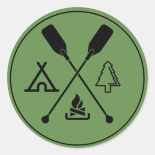 Lets Go Camping Sticker