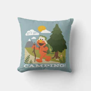 Let's Go Camping! Throw Pillow