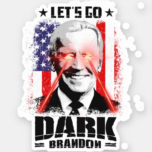 Lets Go Dark Brandon Sticker