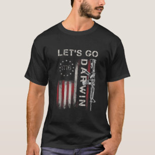Let's Go Darwin American Flag T-Shirt